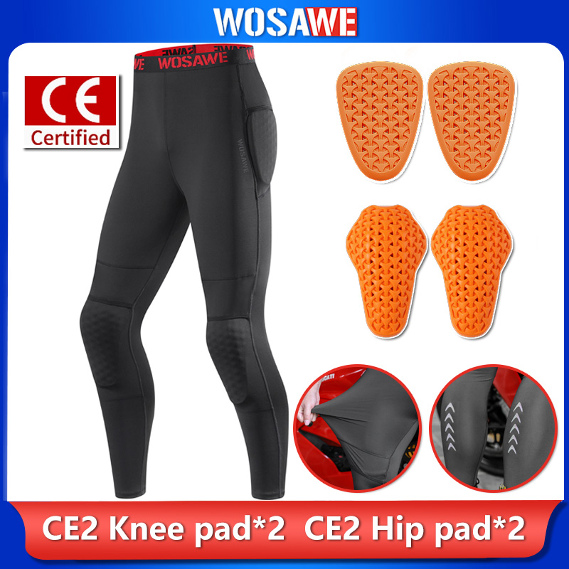 Motorcycle Gear Protection Levels - WOSAWE Motorcycle Compression Pants Adult Breathable