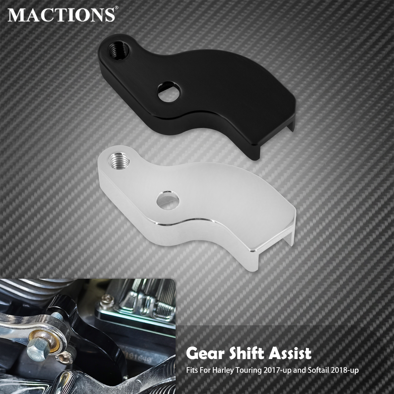 Quality Motorcycle Gear - Motorcycle Gear Shift Assist Bracket Aluminium