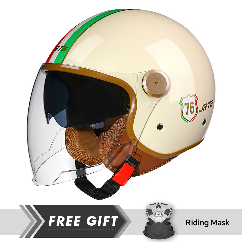 Motorcycle Gear In Store - DOT Approved Daul Lens Open Face