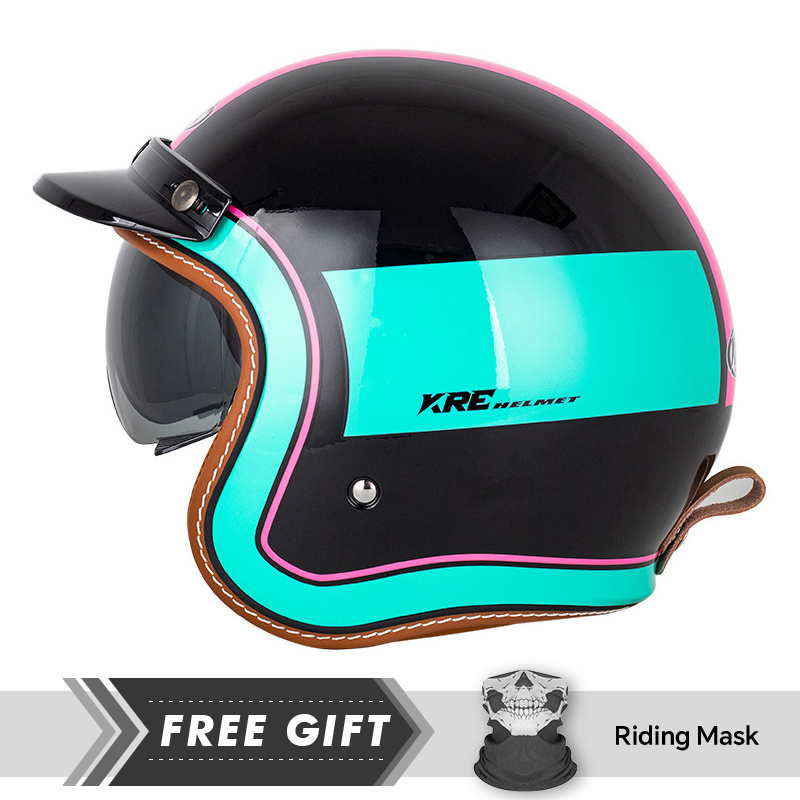 Adult Motorcycle Helmet Vintag - مراجعة Motorcycle Gear In Store وسعره