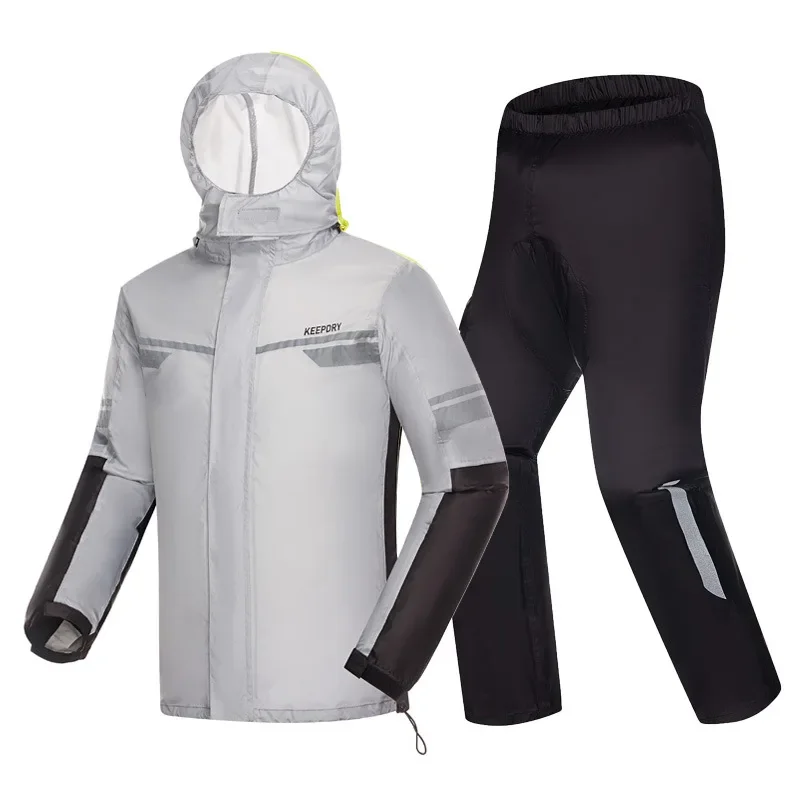 Motorcycle Split Raincoat Rain - مراجعة Motorcycle Gear Mens وسعره