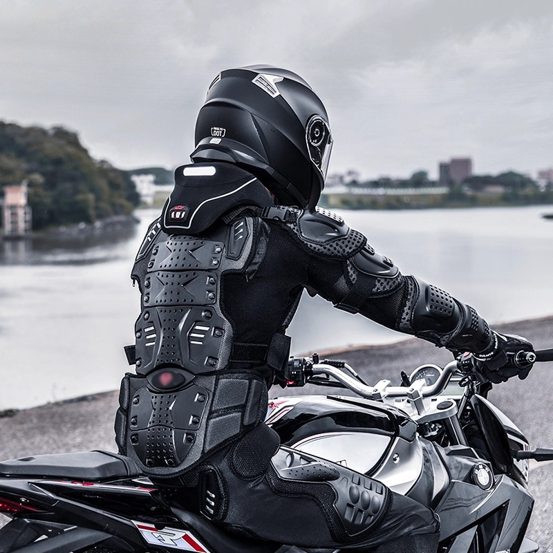 Motorcycle riding armor, full- - مراجعة Motorcycle Gear Full Suit وسعره