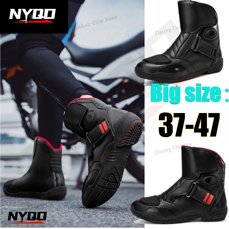 Motorcycle Boots Riding Shoes  - مراجعة Motorcycle Gear Plus Size Women وسعره
