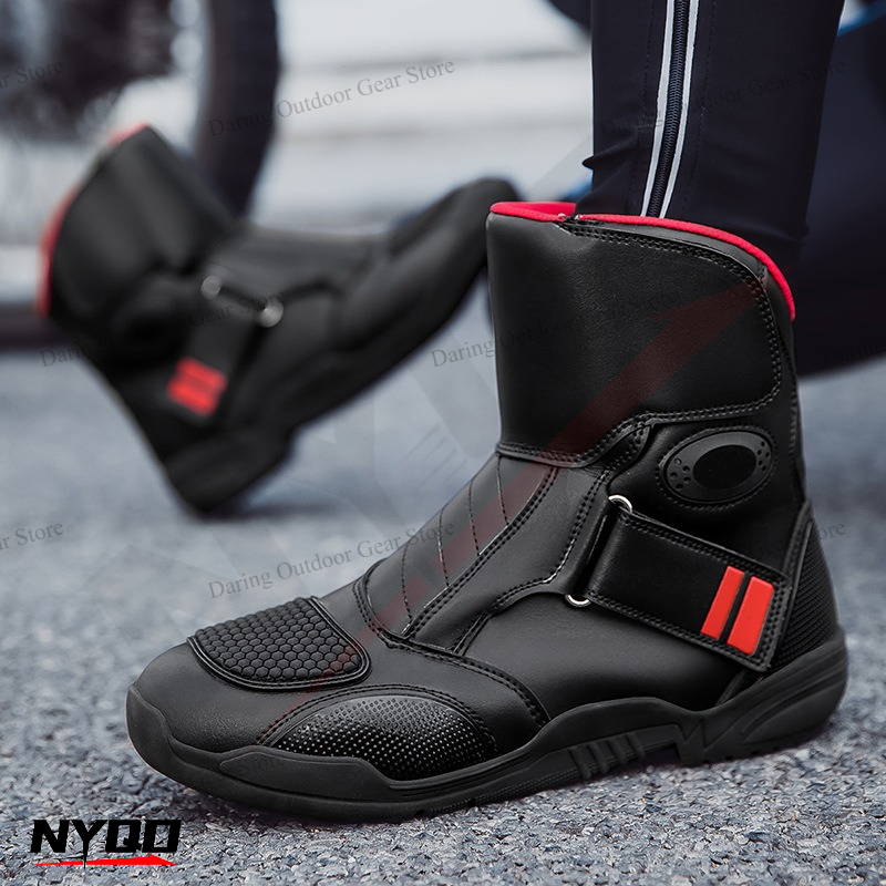 Motorcycle Boots Riding Shoes  - مراجعة Motorcycle Gear Plus Size Women وسعره
