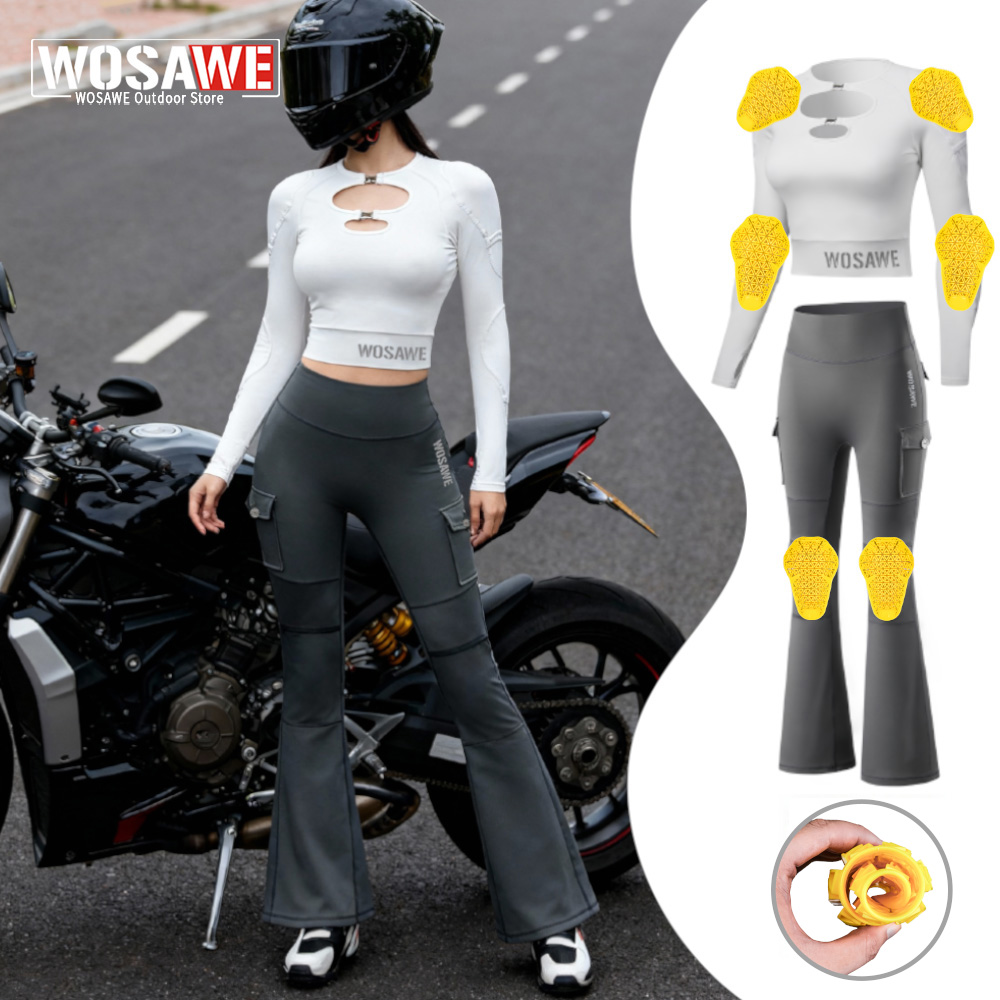 WOSAWE Women Motorcycle Jacket - مراجعة Motorcycle Gear Jacket And Pants وسعره