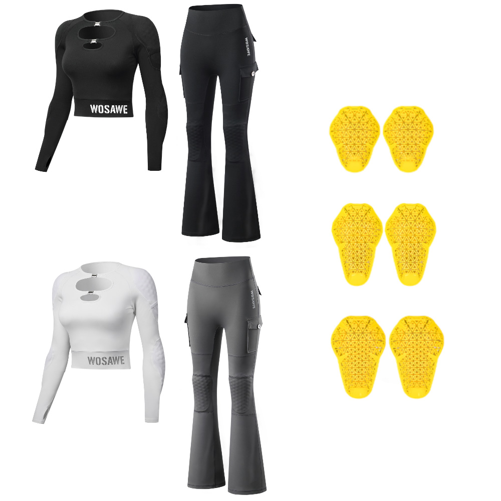 WOSAWE Women Motorcycle Jacket - مراجعة Motorcycle Gear Jacket And Pants وسعره