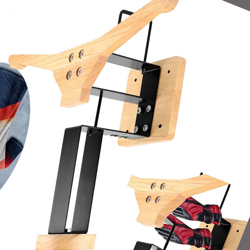 Wood Motorcycle Helmet Holder  - مراجعة Motorcycle Gear Hanger وسعره