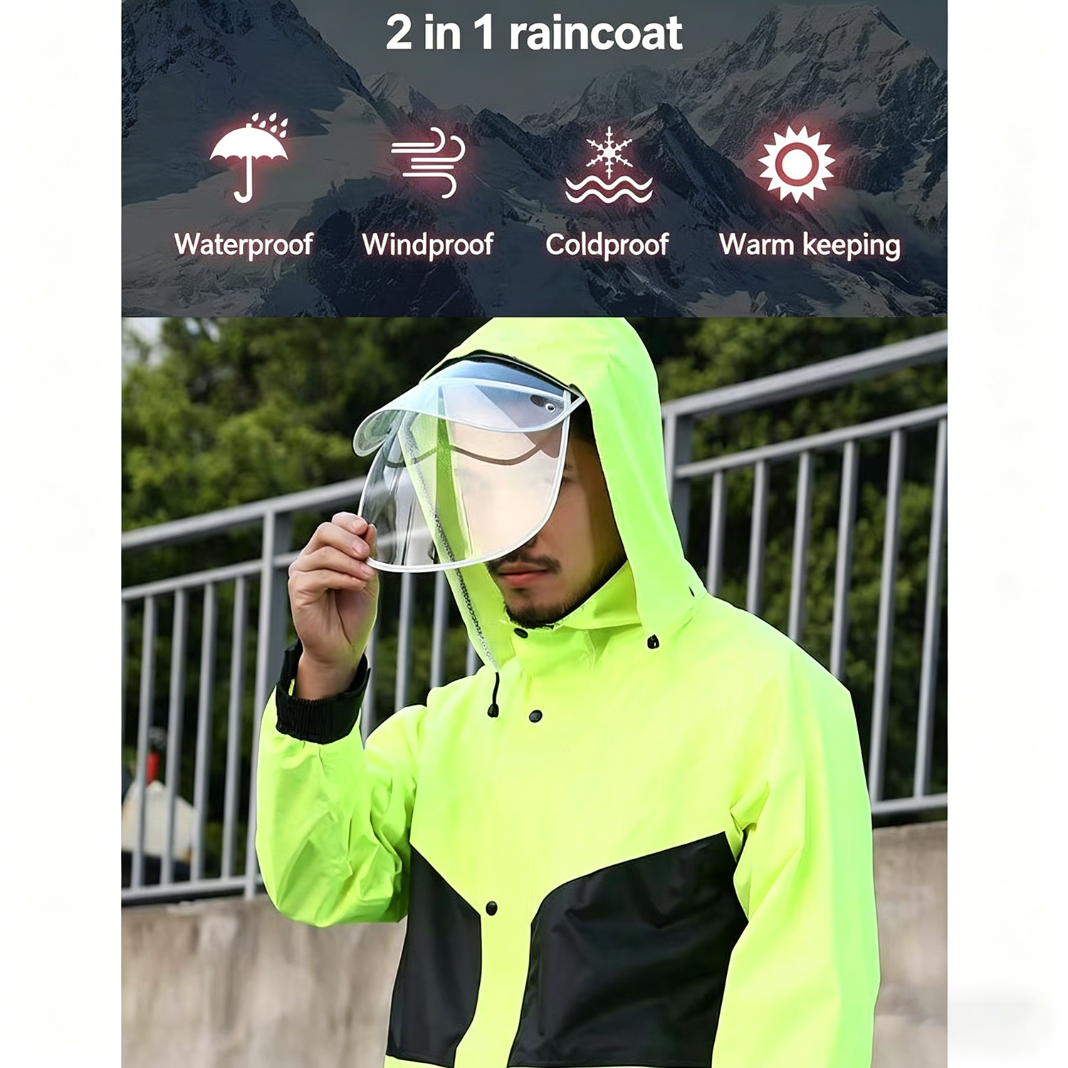 Motorcycle Raincoat Suits Men  - مراجعة Motorcycle Gear For Woman وسعره