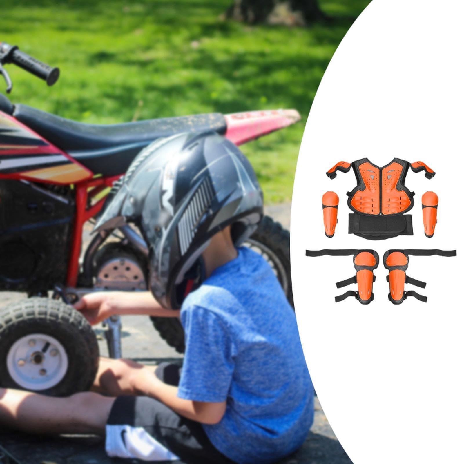 Kids Motorcycle Breathable Rid - مراجعة Motorcycle Gear Full Suit وسعره