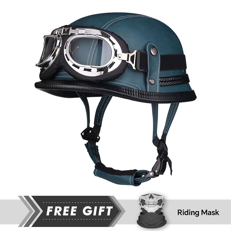 Classic Half Face Helmet Prote - مراجعة Motorcycle Gear In Store وسعره