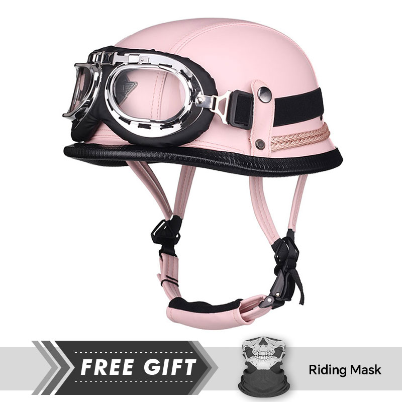 Classic Half Face Helmet Prote - مراجعة Motorcycle Gear In Store وسعره