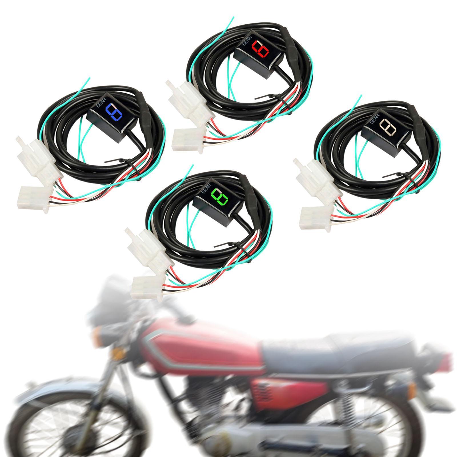 LED Digital Motorcycle Gear In - مراجعة Motorcycle Gear Indicator Install وسعره