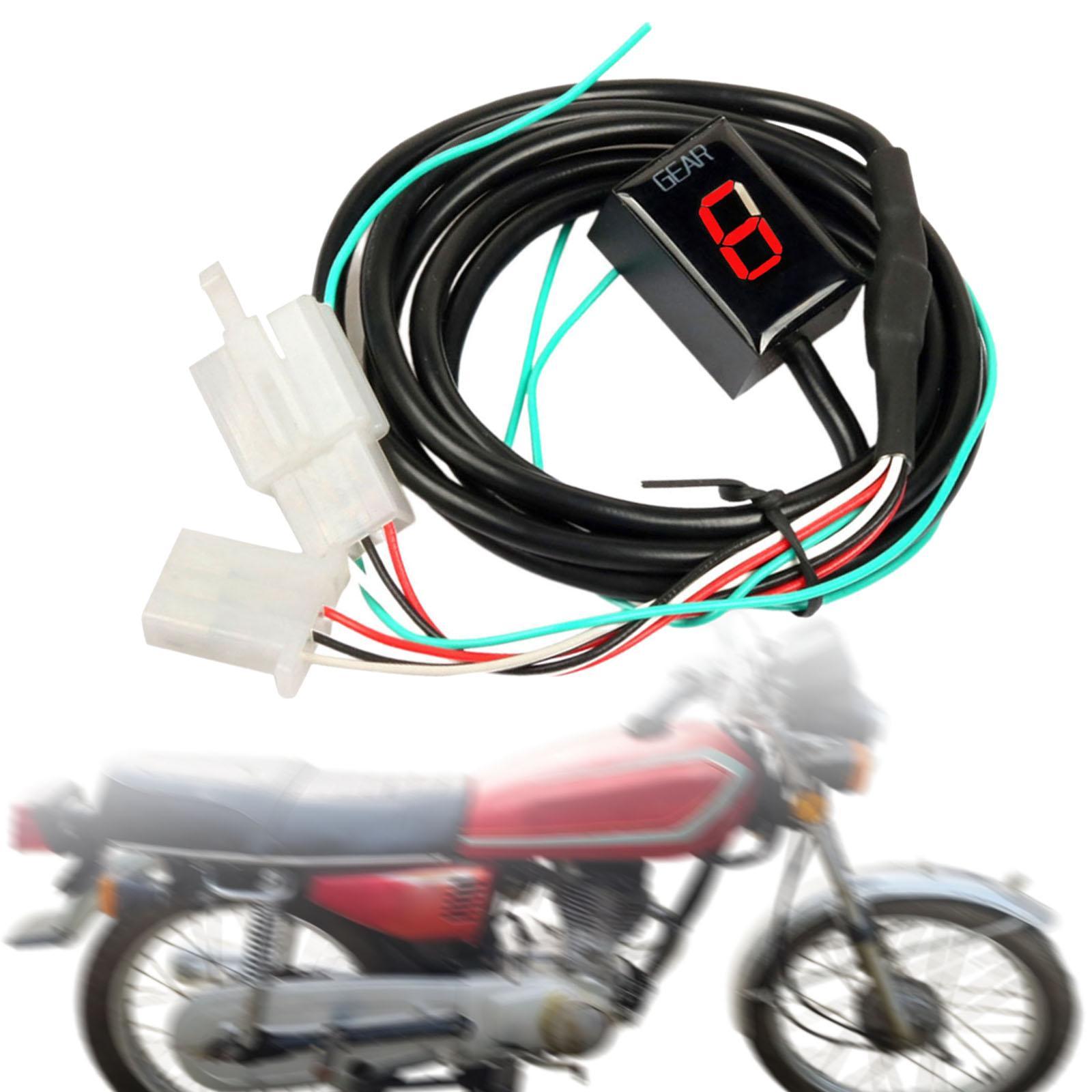 LED Digital Motorcycle Gear In - مراجعة Motorcycle Gear Indicator Install وسعره