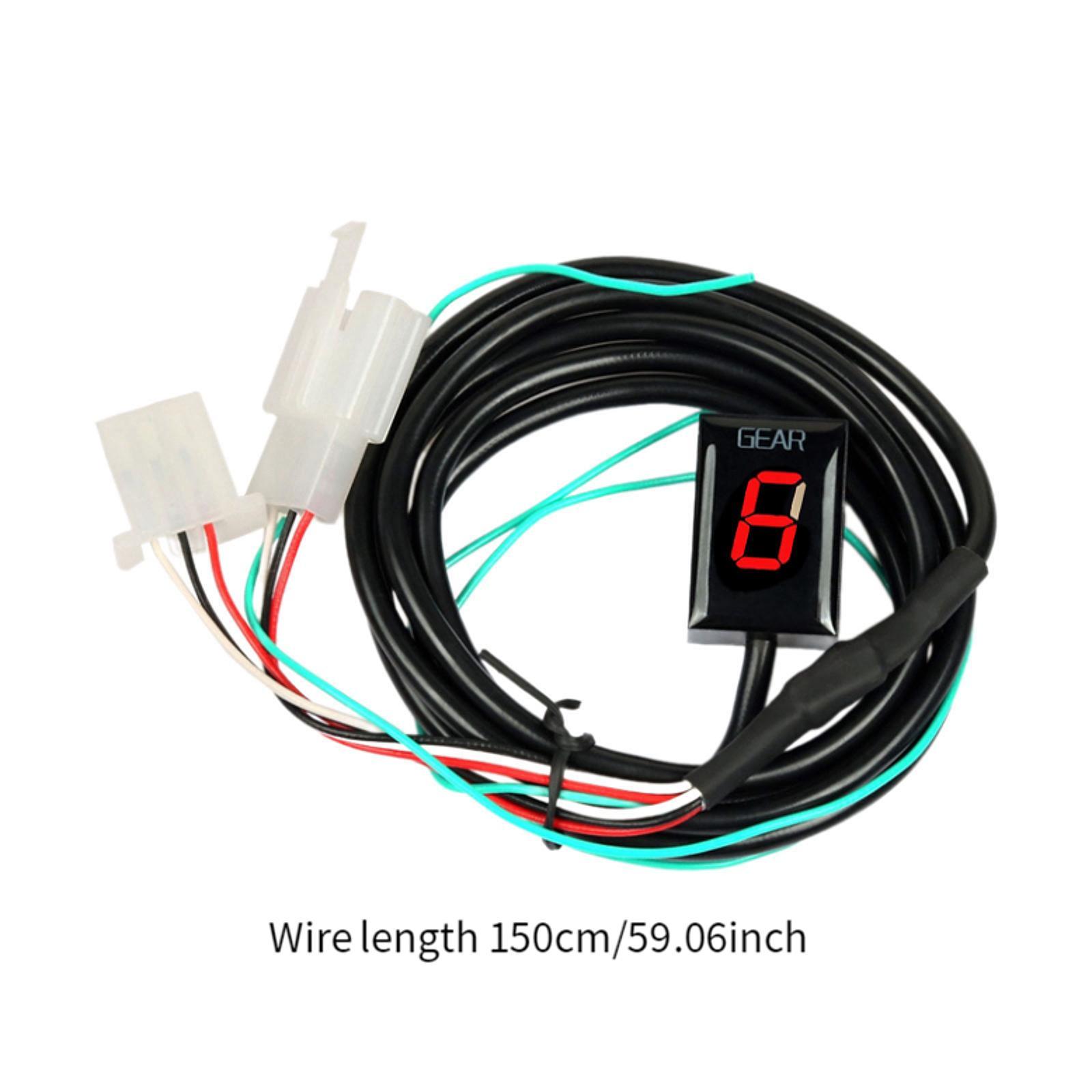 LED Digital Motorcycle Gear In - مراجعة Motorcycle Gear Indicator Install وسعره