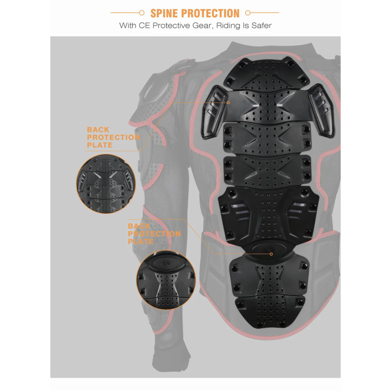 Motocross protector armor moto - مراجعة Motorcycle Gear Full Suit وسعره