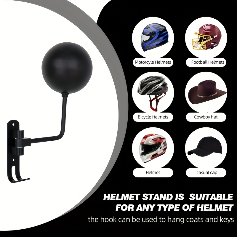 Motorcycle Helmet Holder Swive - مراجعة Motorcycle Gear Hanger وسعره
