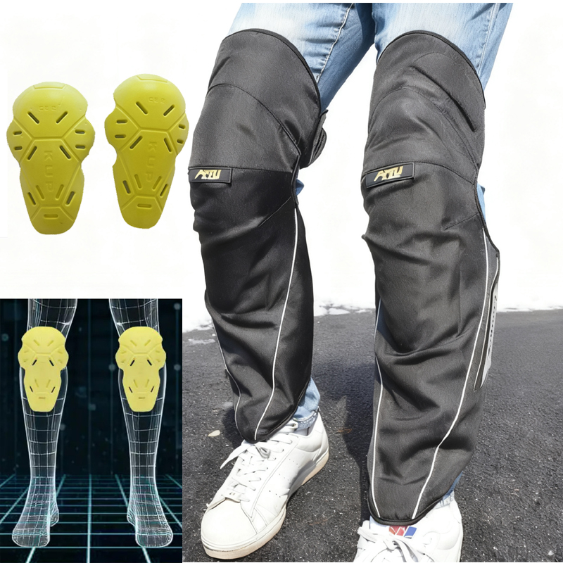 AMU Motorcycle Knee Pads Winte - مراجعة Motorcycle Gear Protection Levels وسعره