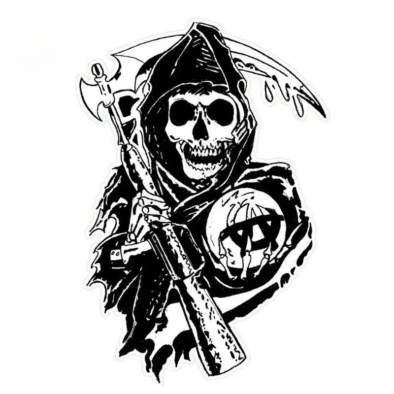 Car Sticker Sons of Anarchy An - مراجعة Motorcycle Gear Pants وسعره