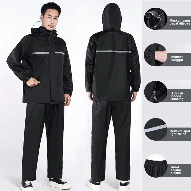 Full Body Storm Protection Ref - مراجعة Motorcycle Gear Full Suit وسعره