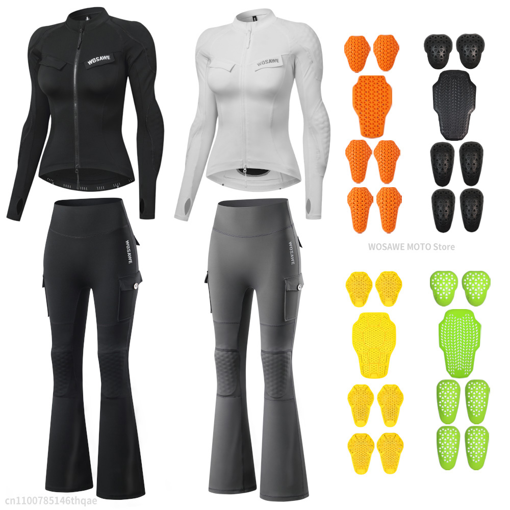 WOSAWE Women Motorcycle Jacket - مراجعة Motorcycle Gear Full Suit وسعره