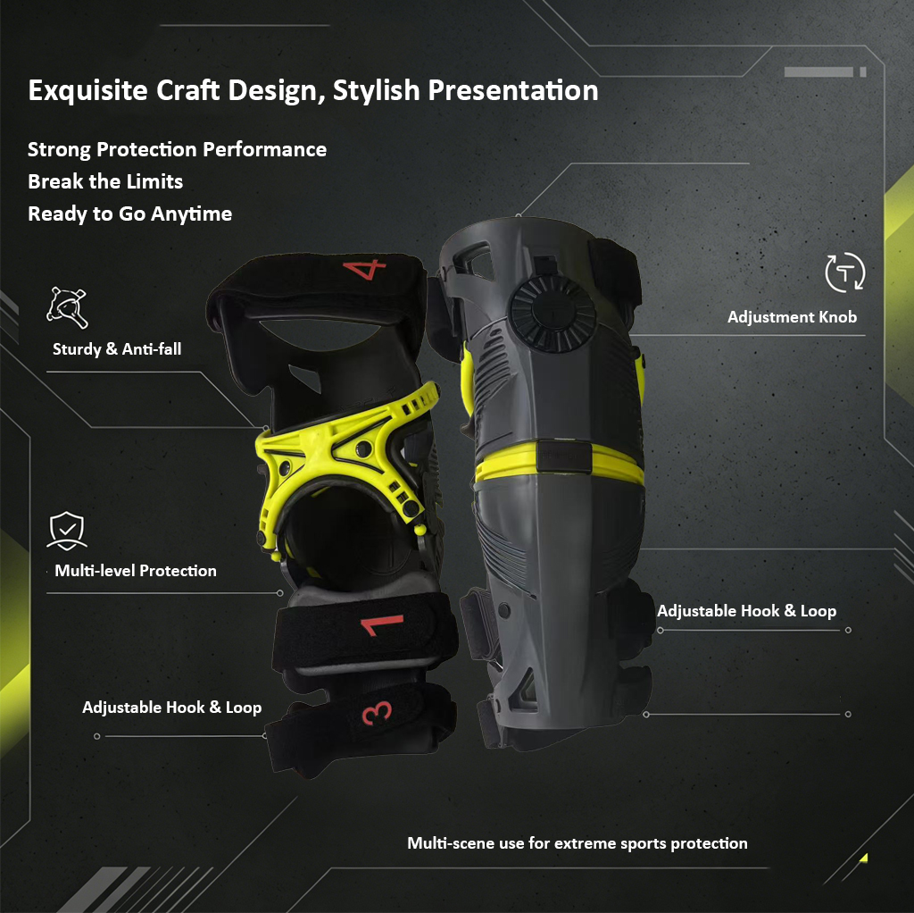 Adjustable Motocross Knee Guar - مراجعة Motorcycle Gear For Sale وسعره