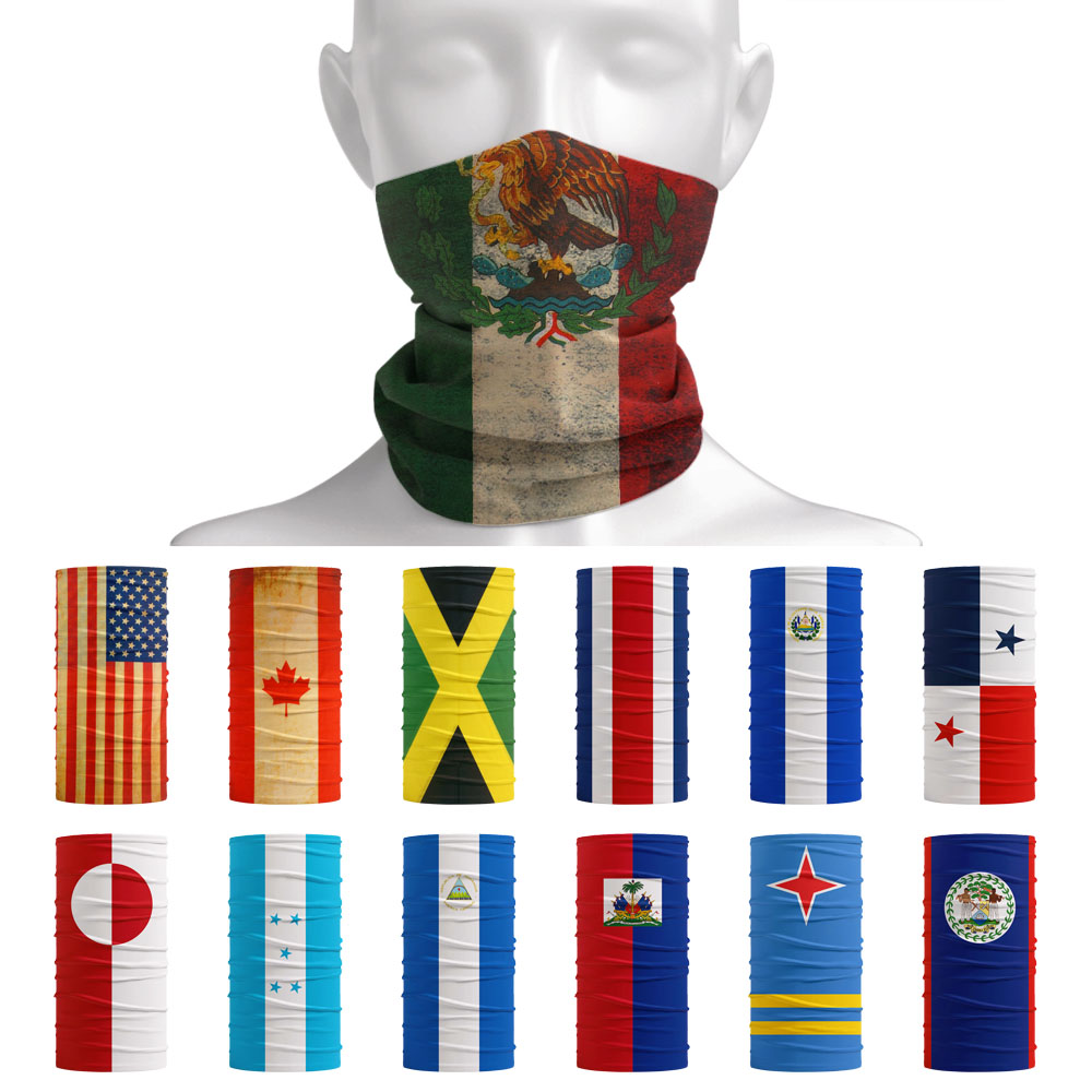 North America National Flags B - مراجعة Motorcycle Gear For Woman وسعره