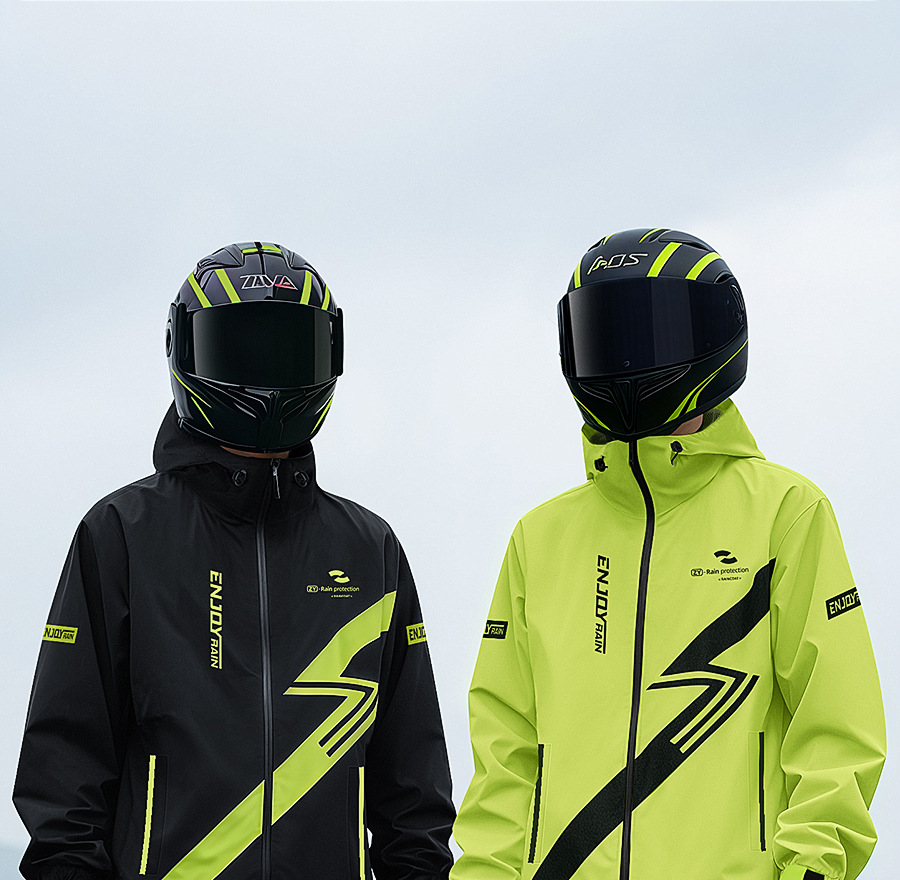 Thick Raincoat and Rainpants S - مراجعة Motorcycle Gear Full Suit وسعره