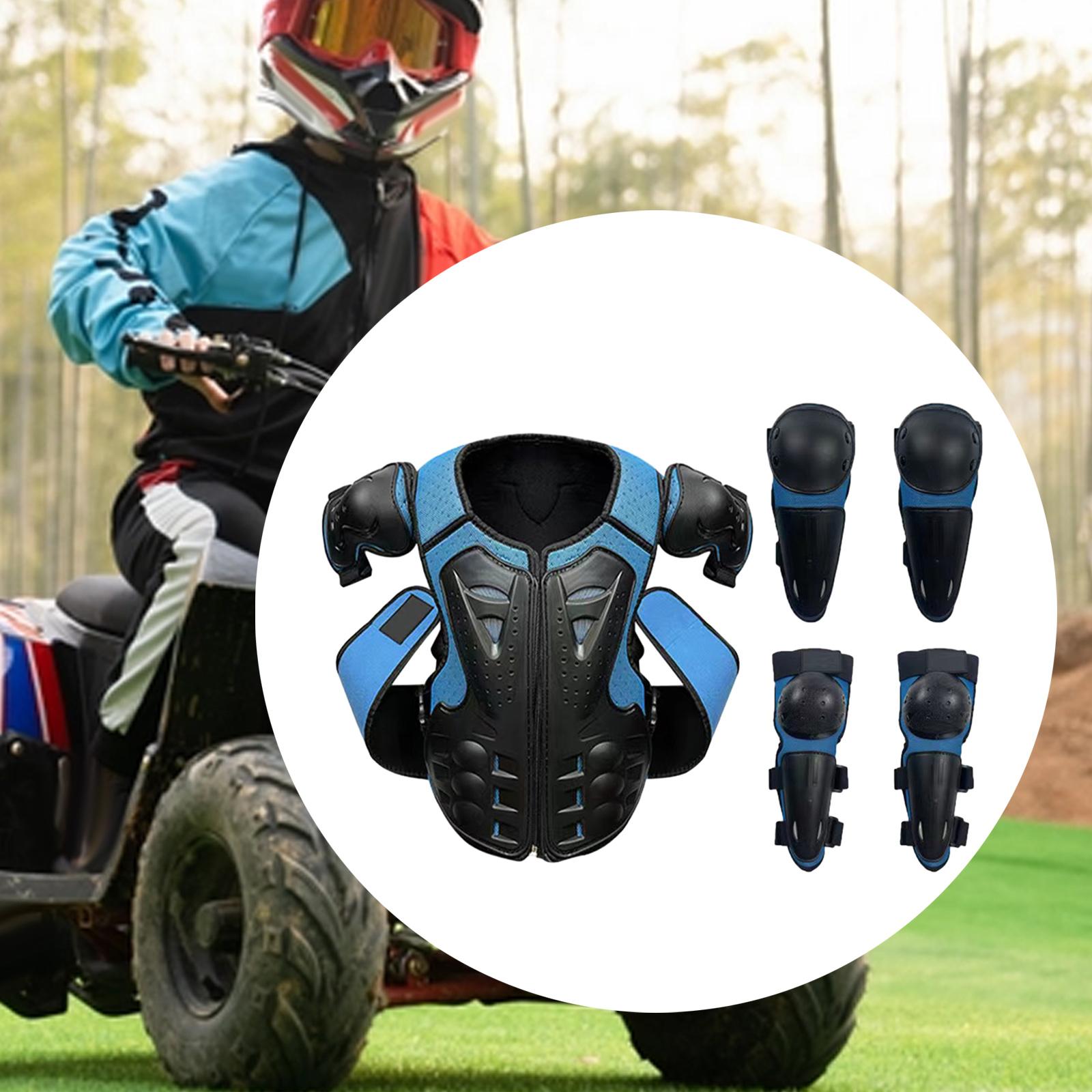 Kids Motorcycle Armor Suit Ful - مراجعة Motorcycle Gear Full Suit وسعره