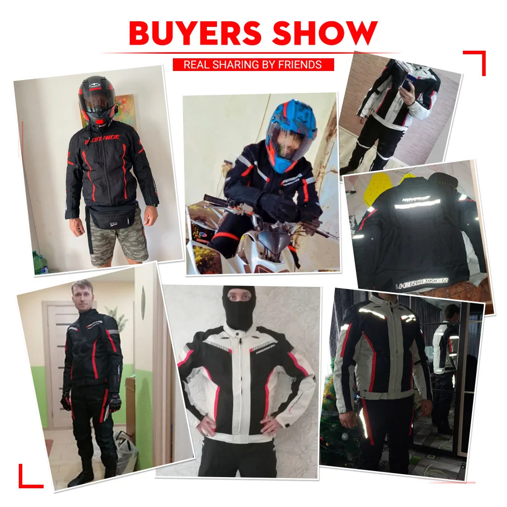 Motorcycle Jacket Waterproof M - مراجعة Motorcycle Gear Jacket And Pants وسعره