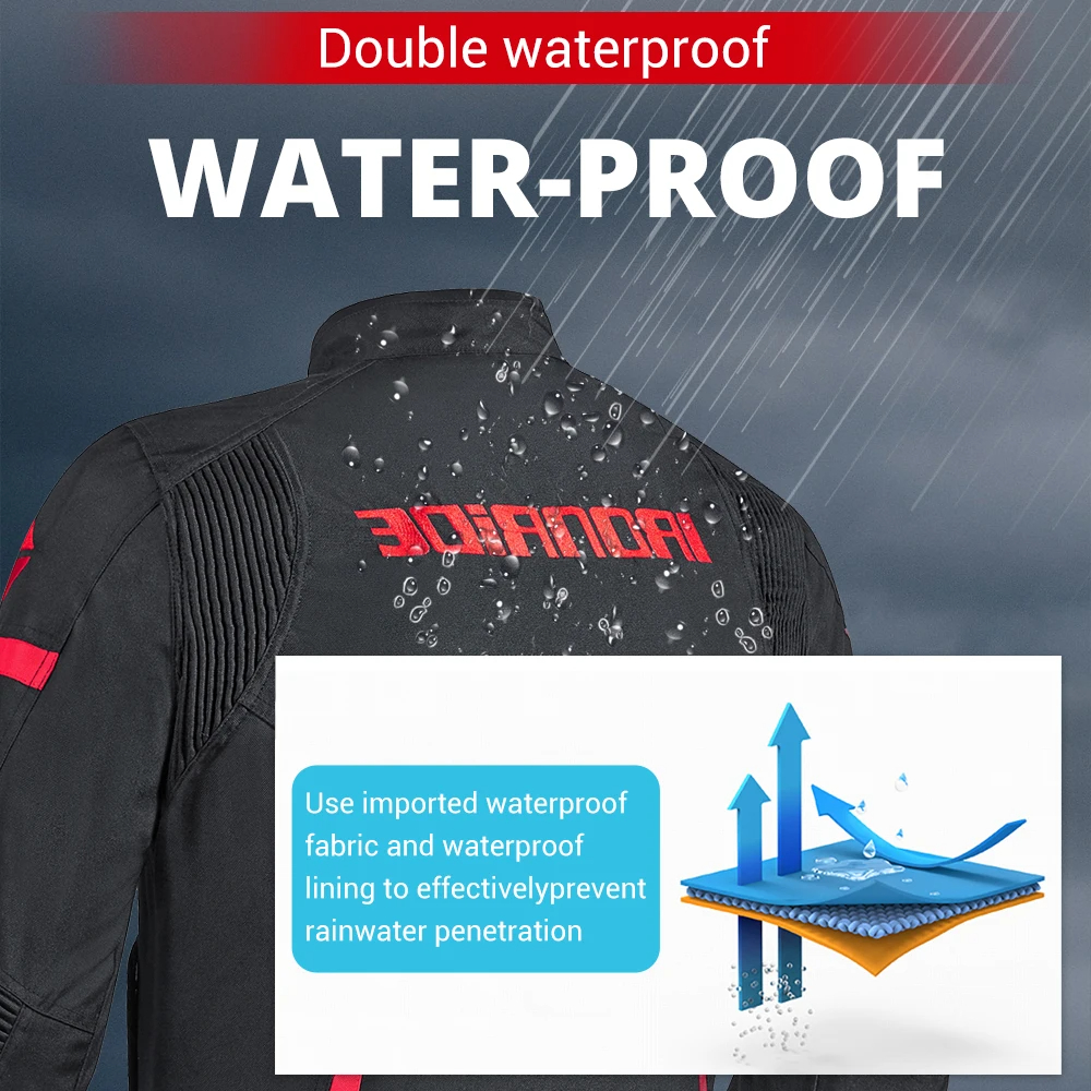 Motorcycle Jacket Waterproof M - مراجعة Motorcycle Gear Jacket And Pants وسعره