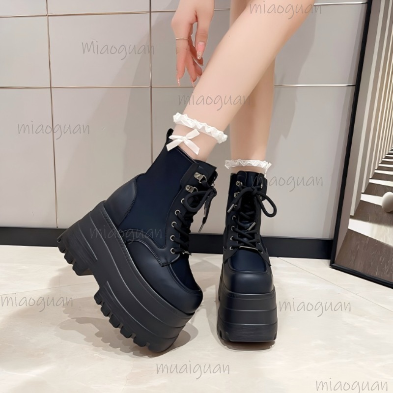 Super High Platform Ankle Boot - مراجعة Motorcycle Gear Pants وسعره