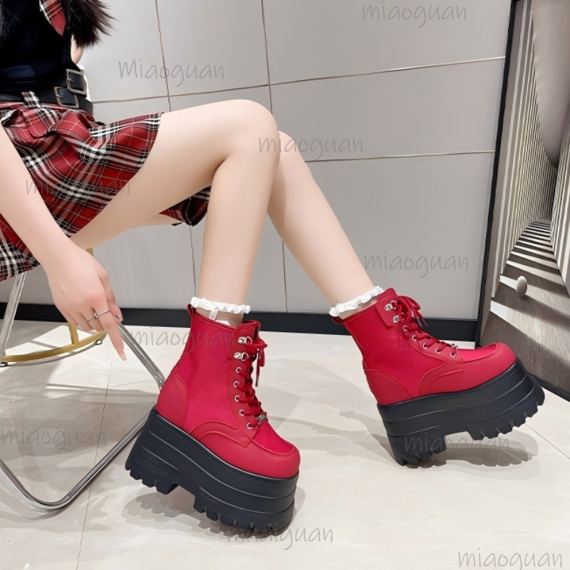 Super High Platform Ankle Boot - مراجعة Motorcycle Gear Pants وسعره