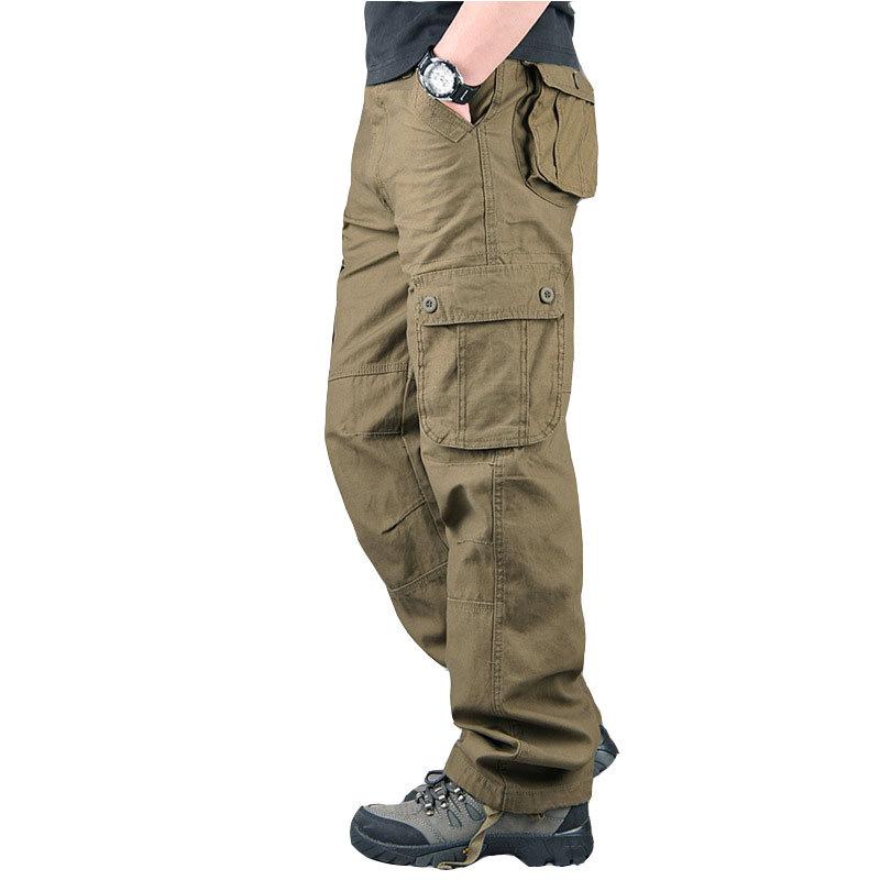 Tactical Cargo Pants Men Cotto - مراجعة Motorcycle Gear Pants وسعره