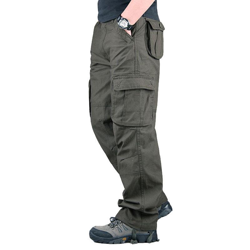 Tactical Cargo Pants Men Cotto - مراجعة Motorcycle Gear Pants وسعره
