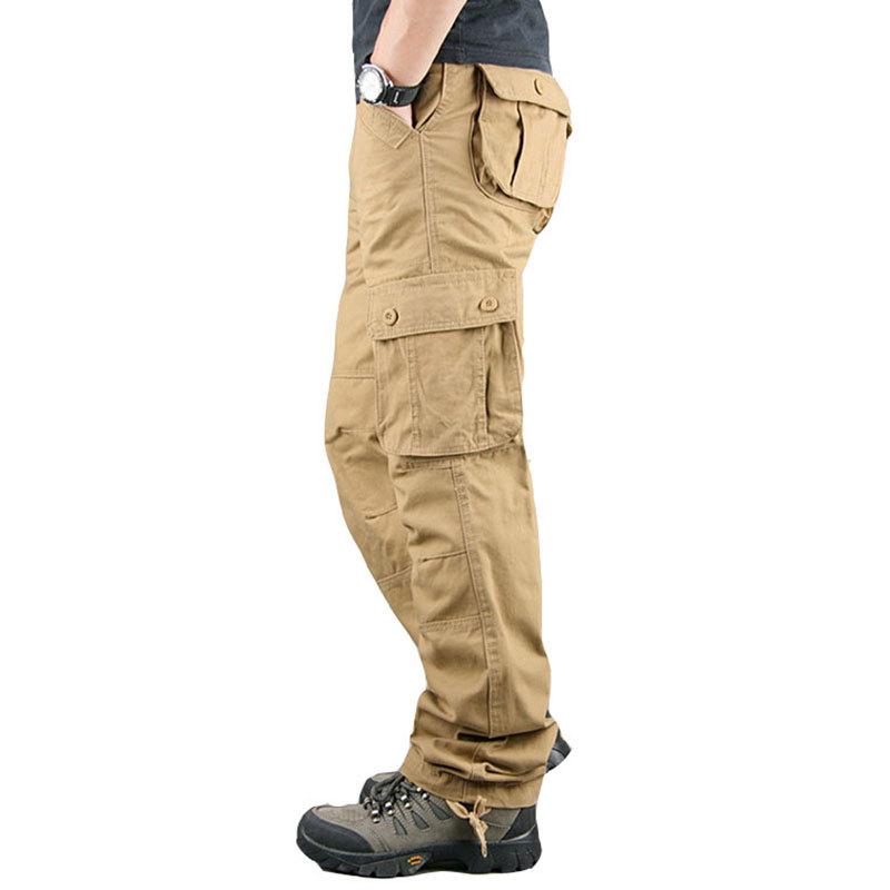 Tactical Cargo Pants Men Cotto - مراجعة Motorcycle Gear Pants وسعره