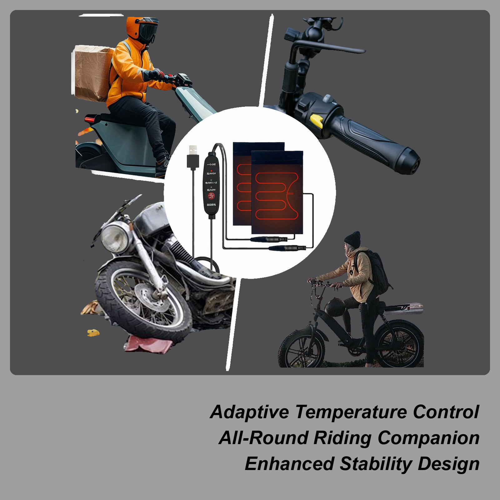Handlebar Heater 5V Heated Mot - مراجعة Motorcycle Gear Protection Levels وسعره
