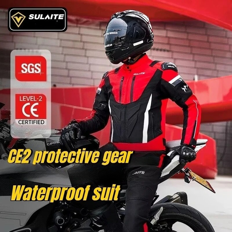 SULAITE Winter Motorcycle Ridi - مراجعة Motorcycle Gear Jacket And Pants وسعره