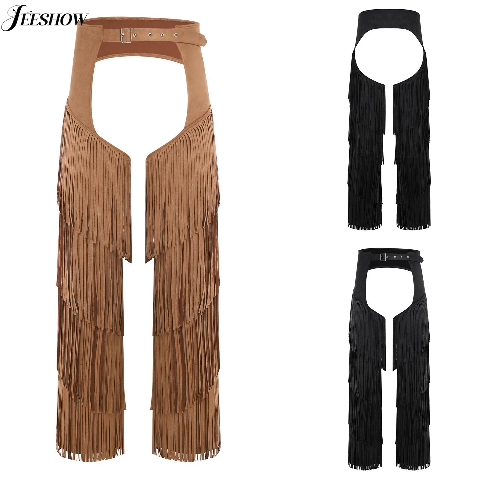 Mens Western Cowboy Chaps Fuax - مراجعة Motorcycle Gear Pants وسعره