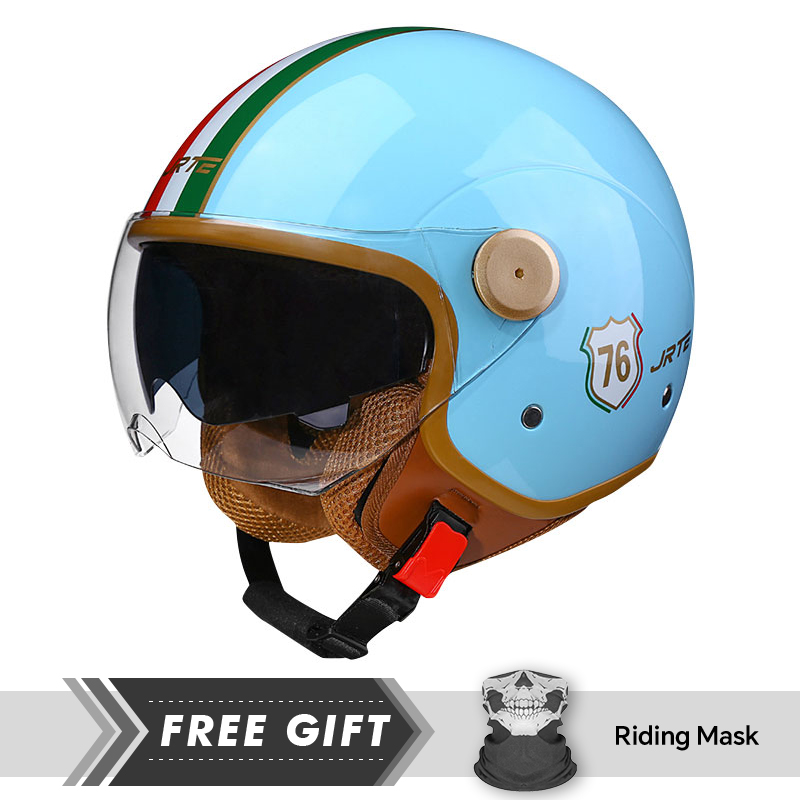 Double Lens Open Face Motorcyc - مراجعة Motorcycle Gear In Store وسعره