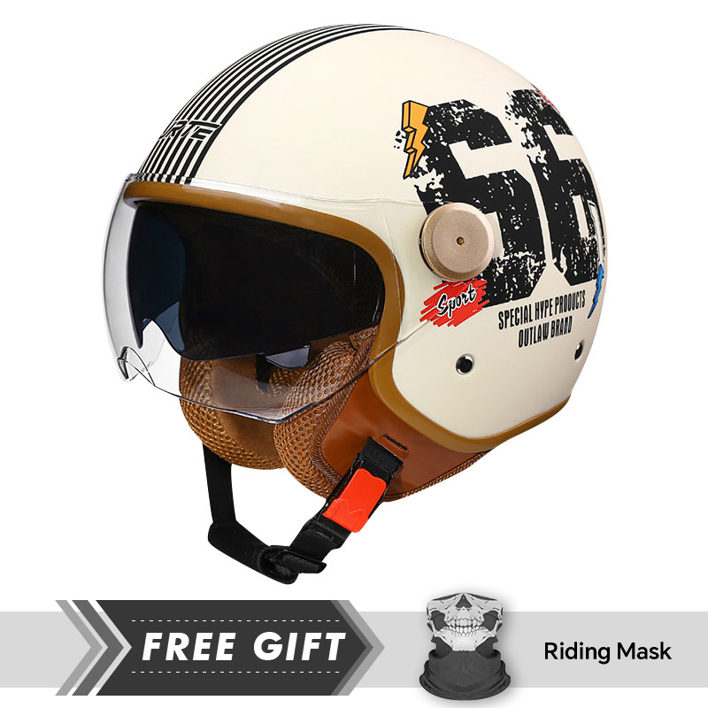 Double Lens Open Face Motorcyc - مراجعة Motorcycle Gear In Store وسعره