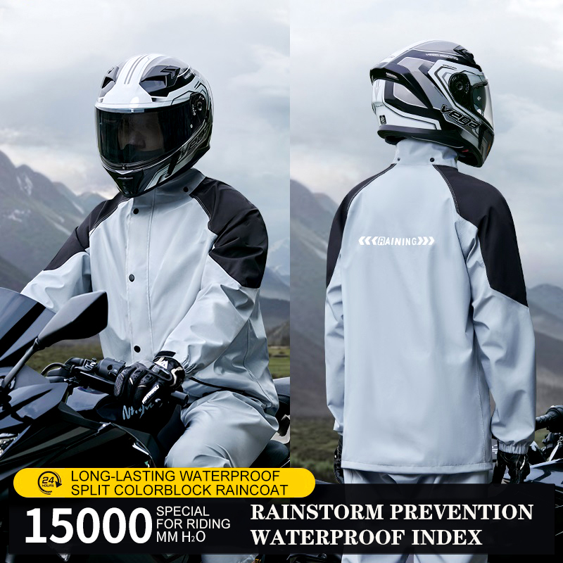 Men & Women Rain Suit Jackets  - مراجعة Motorcycle Gear Jacket And Pants وسعره