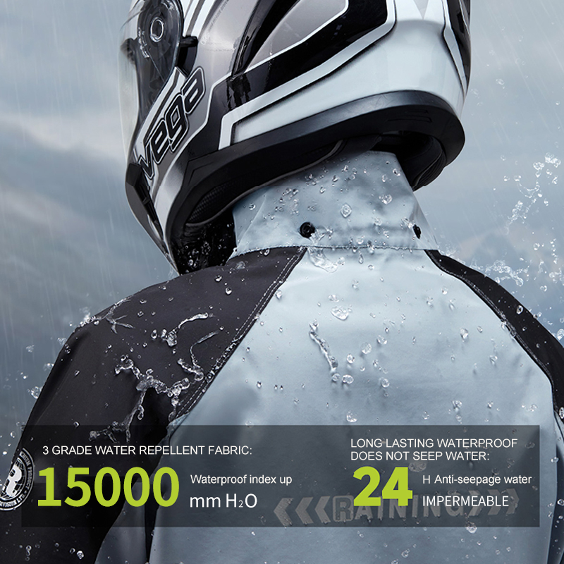 Men & Women Rain Suit Jackets  - مراجعة Motorcycle Gear Jacket And Pants وسعره