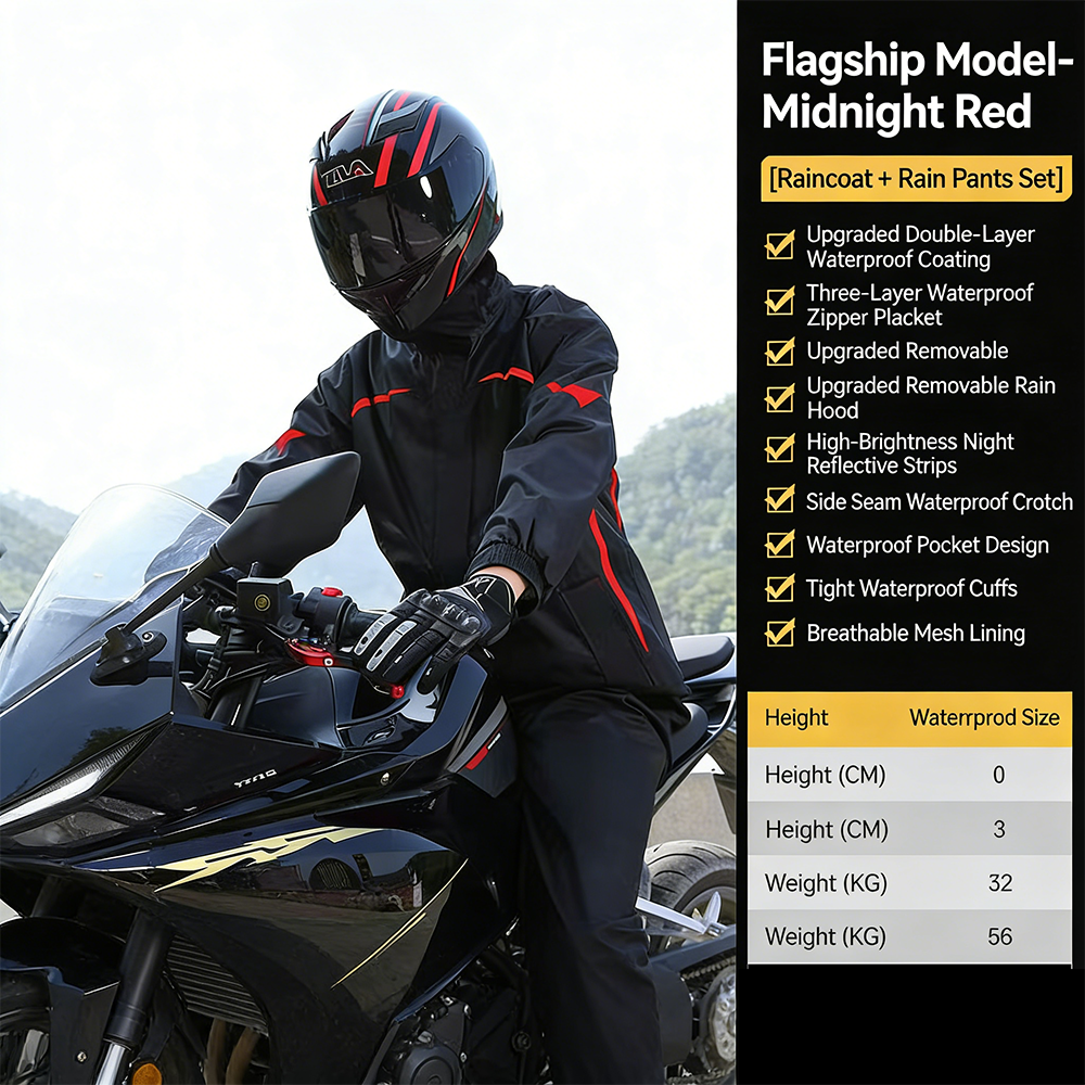 Motorcycle Rain Suit Men Women - مراجعة Motorcycle Gear For Woman وسعره