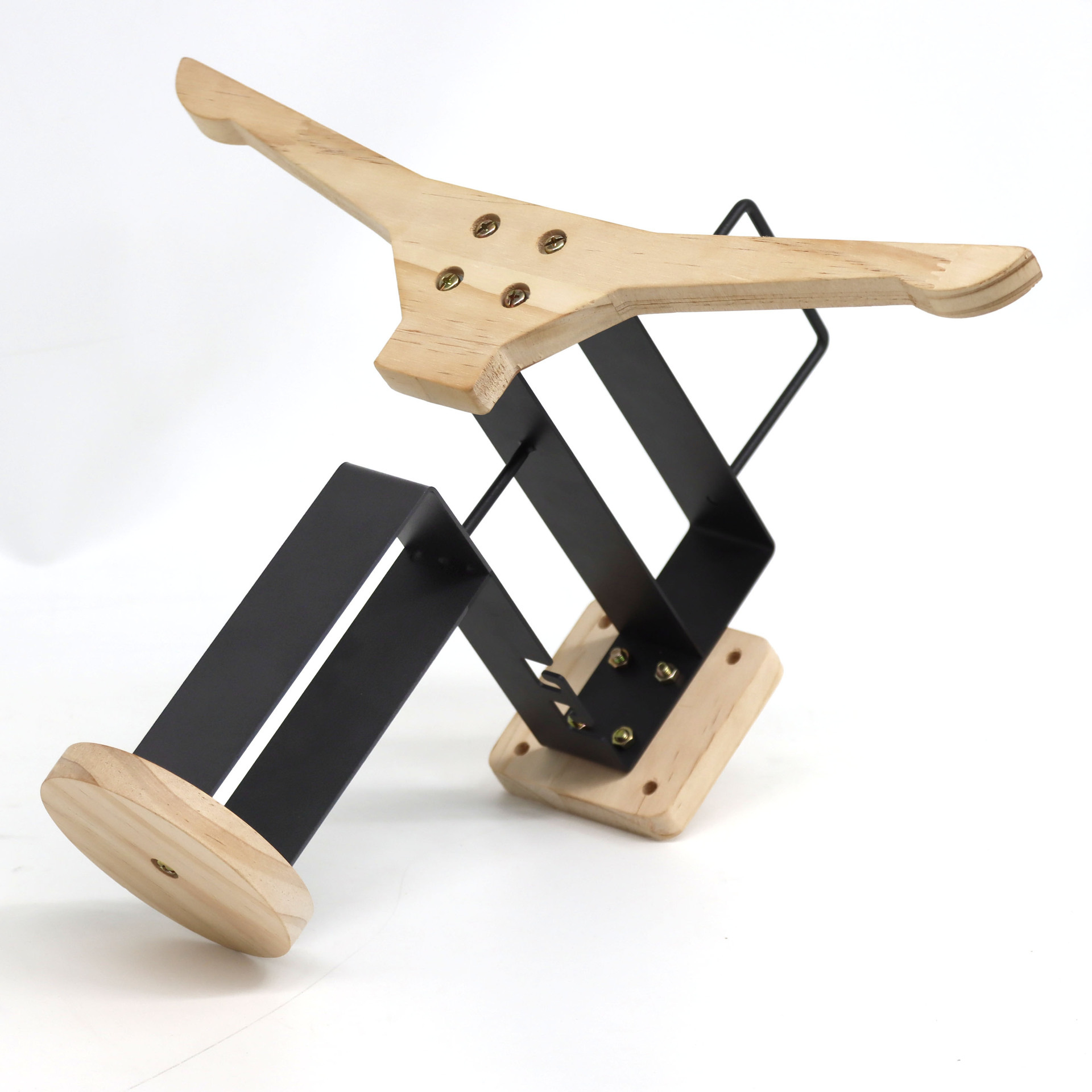 Wooden Motorcycle Helmet And C - مراجعة Motorcycle Gear Hanger وسعره