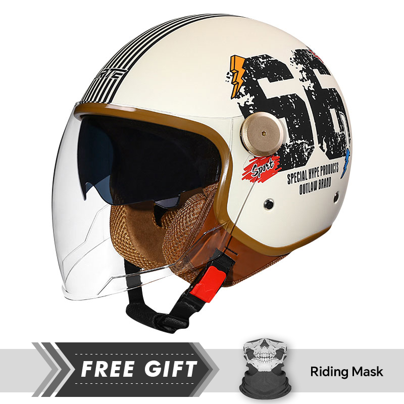 DOT Approved Daul Lens Open Fa - مراجعة Motorcycle Gear In Store وسعره