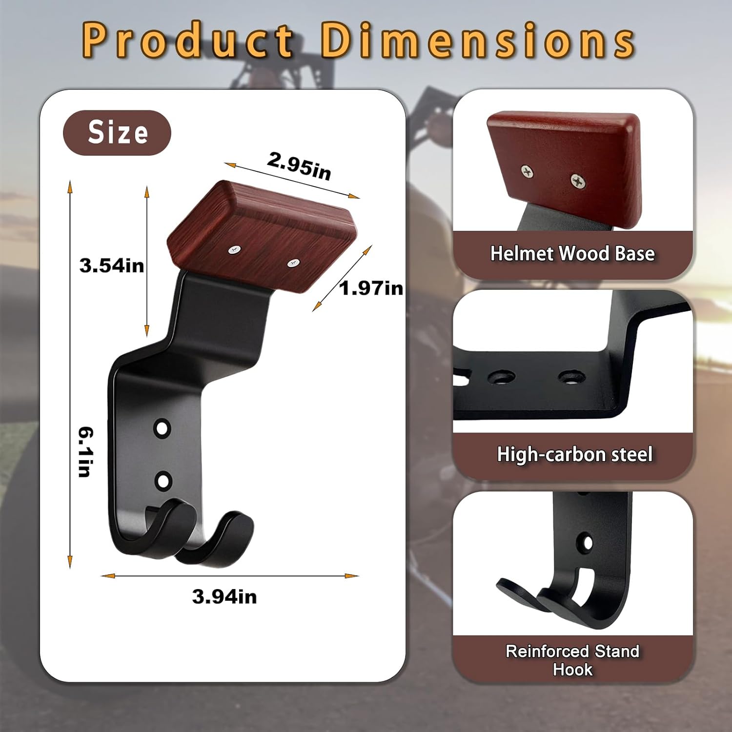 Motorcycle Helmet Holder Wall  - مراجعة Motorcycle Gear Hanger وسعره
