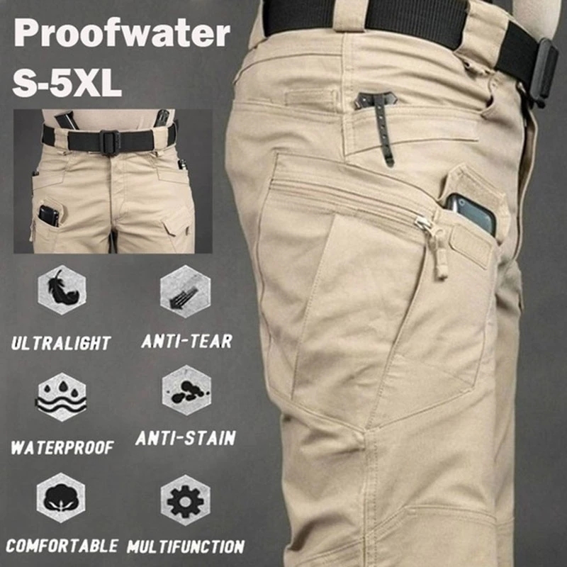 Men's Tactical Cargo Pants 6XL - مراجعة Motorcycle Gear Pants وسعره
