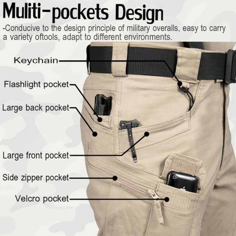 Men's Tactical Cargo Pants 6XL - مراجعة Motorcycle Gear Pants وسعره