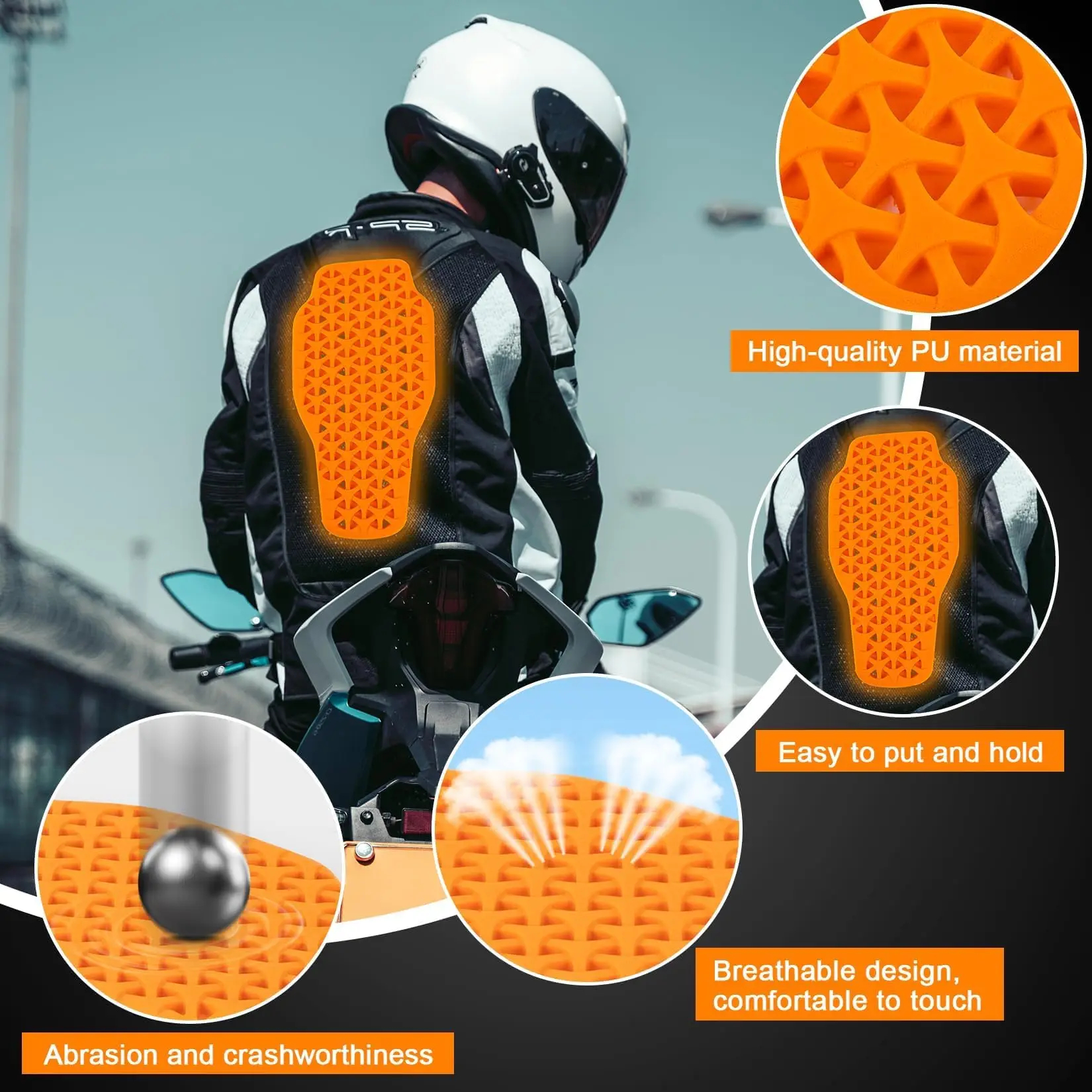 CE Level 1 Motorcycle Back Arm - مراجعة Motorcycle Gear Protection Levels وسعره